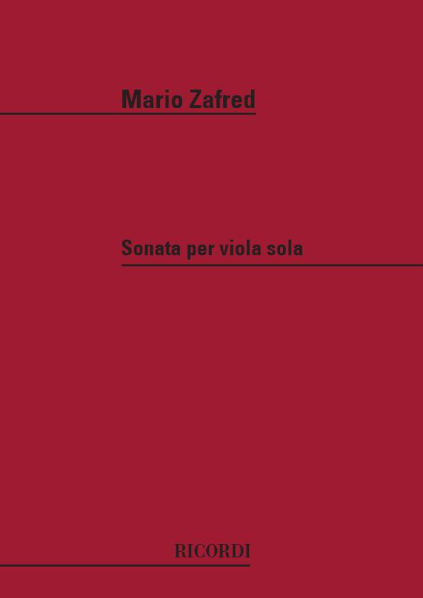 Sonata Per Viola Sola - pro violu